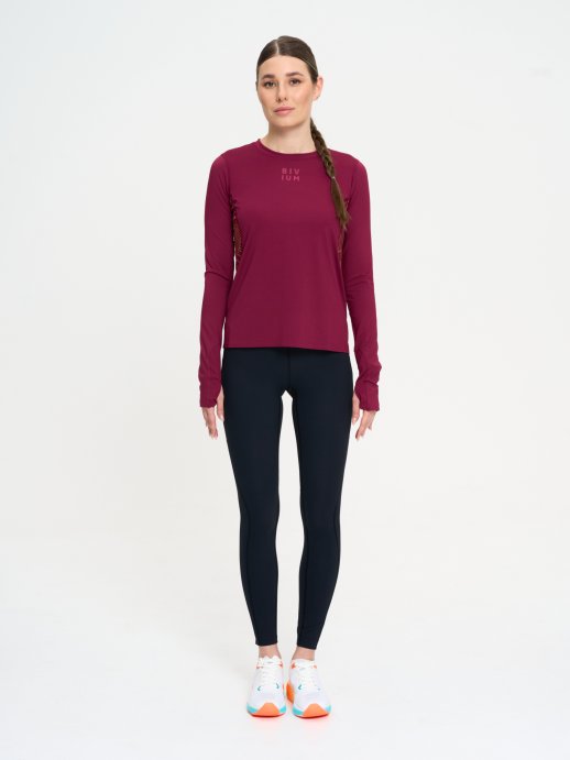 Лонгслив Bivium &quot;Путь&quot; жен. бордов.