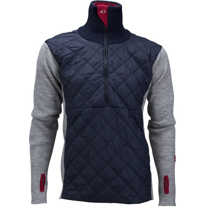 Свитер ULVANG Rav Hybrid 77421/11265 серый/синий в Нижнем Новгороде