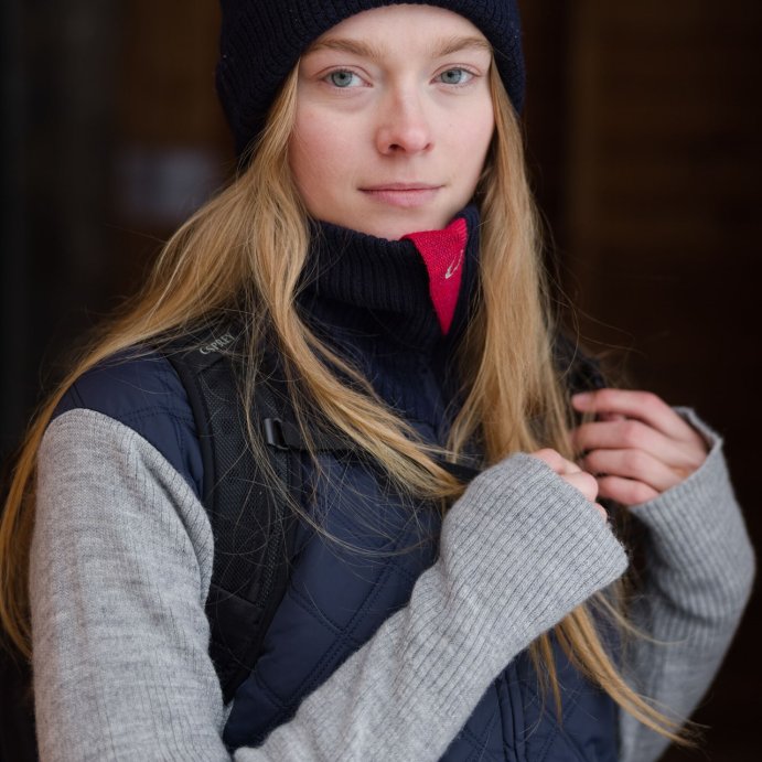 Свитер ULVANG Rav Hybrid 77421/11265 серый/синий в Нижнем Новгороде