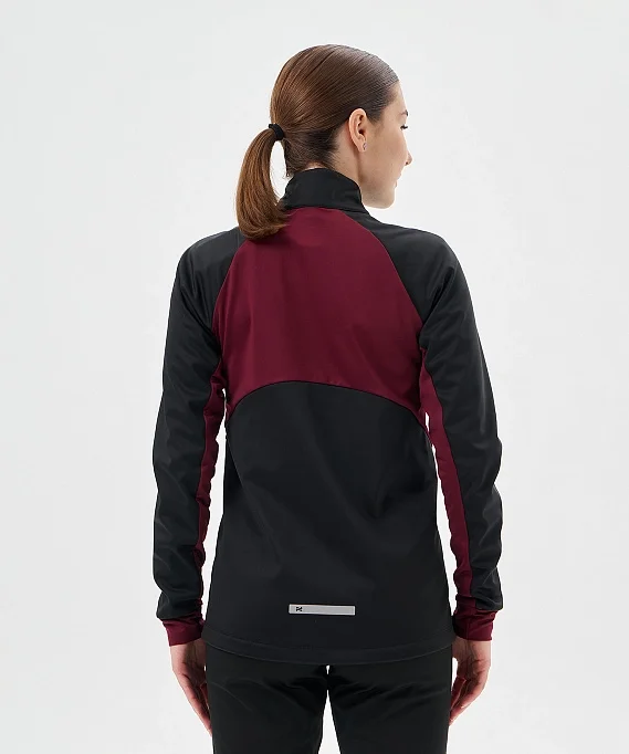 Тренировочная куртка Nordski Core Black/Wine W NSW662727