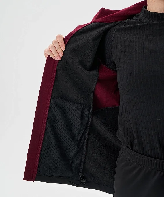 Тренировочная куртка Nordski Core Black/Wine W NSW662727