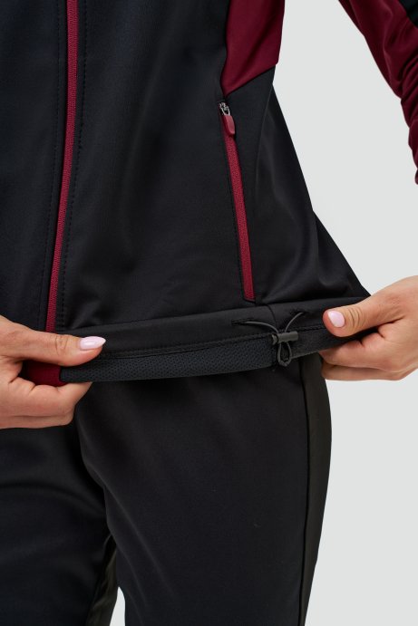 Тренировочная куртка Nordski Core Black/Wine W NSW662727