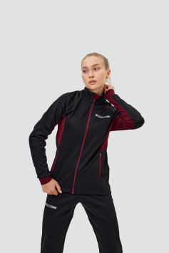Тренировочная куртка Nordski Core Black/Wine W NSW662727