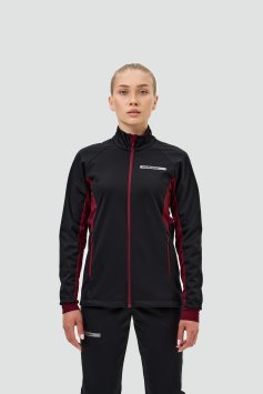 Тренировочная куртка Nordski Core Black/Wine W NSW662727