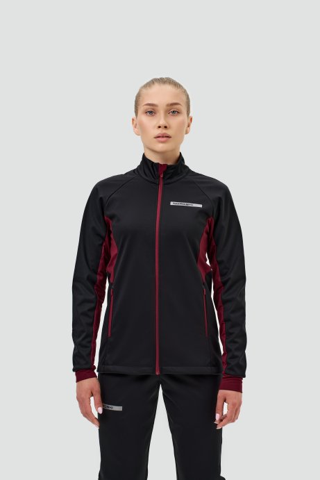 Тренировочная куртка Nordski Core Black/Wine W NSW662727