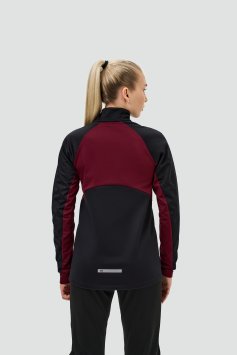 Тренировочная куртка Nordski Core Black/Wine W NSW662727