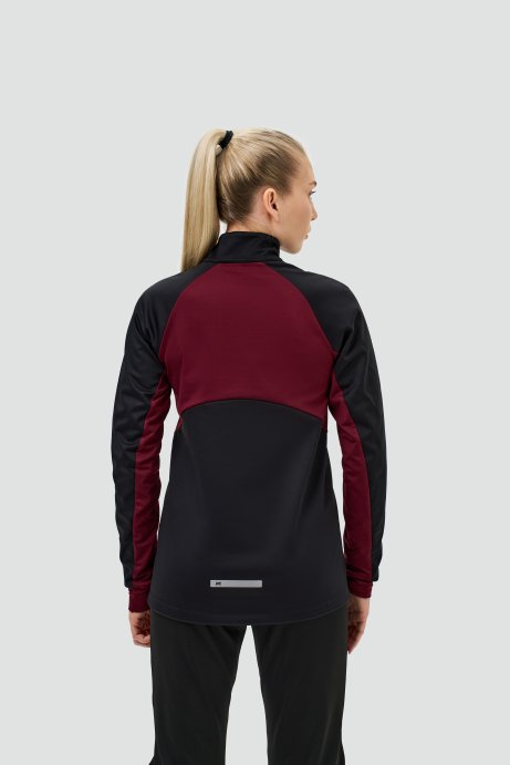 Тренировочная куртка Nordski Core Black/Wine W NSW662727