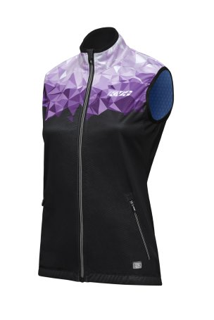 Жилет KV+ TORNADO woman black\lilac 24V103.14