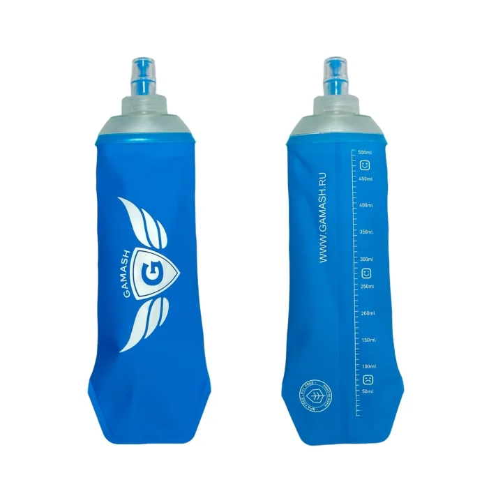 Мягкая бутылочка GAMASH 500мл (Узкое горло, Мягкое дно) в Пензе