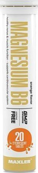 Магний + Б6 Maxler Magnesium B6 шипучки 20 табс.