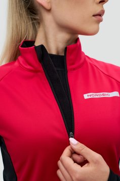 Тренировочная куртка Nordski Core Pink/Black W NSW662938