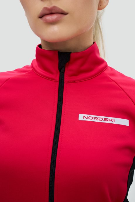 Тренировочная куртка Nordski Core Pink/Black W NSW662938