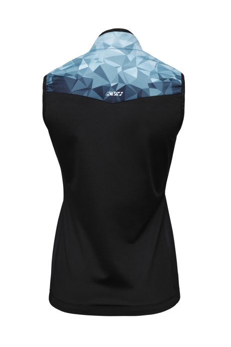 Жилет KV+ TORNADO woman black\turquoise 24V103.21