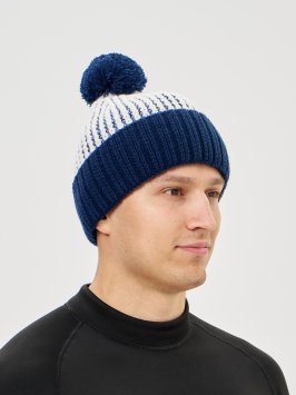 Шапка Nordski Alpine White/Dark Blue NSV739377