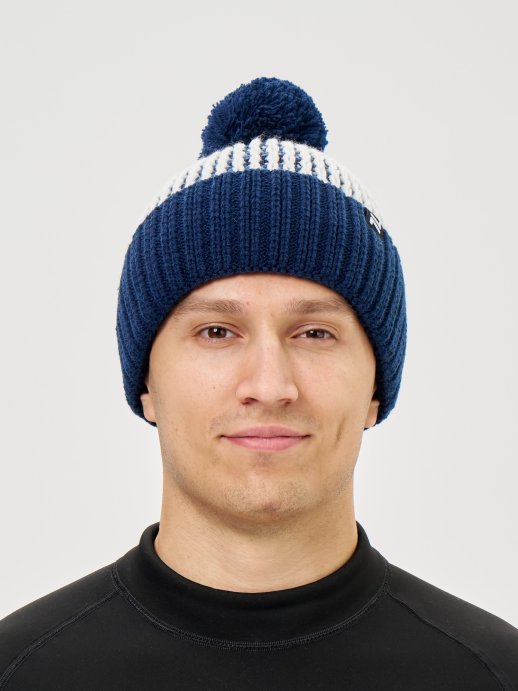 Шапка Nordski Alpine White/Dark Blue NSV739377