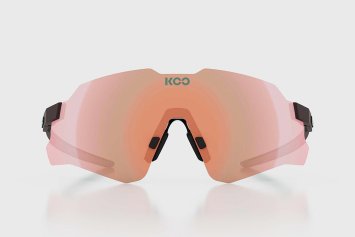 Очки солнцезащитные KOO NEBULA (шоколадные матовые / розовое золото зеркальные)