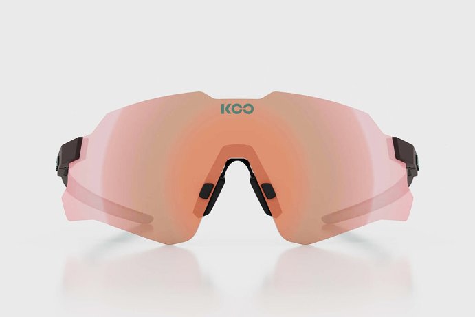 Очки солнцезащитные KOO NEBULA (шоколадные матовые / розовое золото зеркальные) в Волгограде