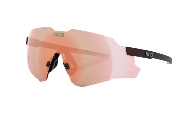 Очки солнцезащитные KOO NEBULA (шоколадные матовые / розовое золото зеркальные)