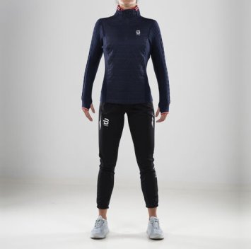 Свитер Bjorn Daehlie 2020-21 Half Zip Comfy for women Evening Blue 332025_25100