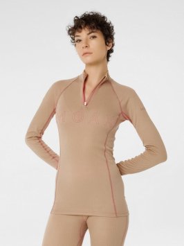 Термофутболка Moax Race LS с воротн. жен. MX114040/94610 бежевый