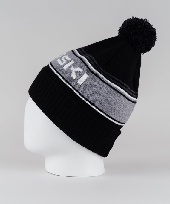 Шапка Nordski Stripe Black/Grey NSV470201