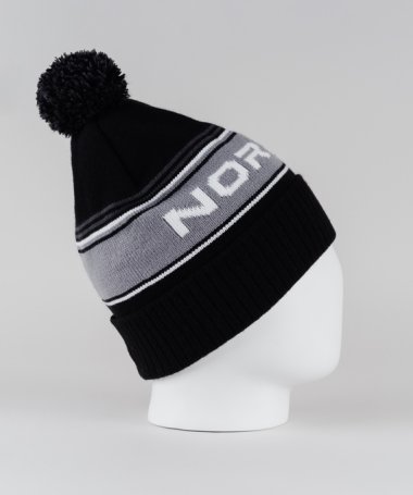 Шапка Nordski Stripe Black/Grey NSV470201