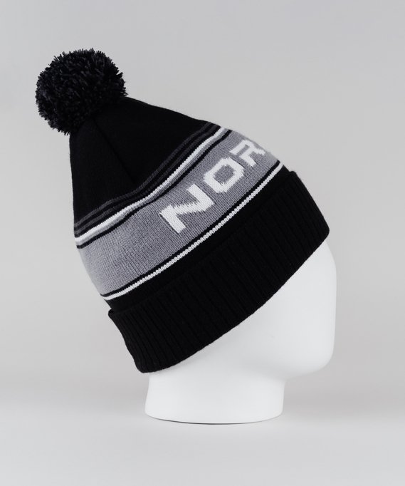 Шапка Nordski Stripe Black/Grey NSV470201