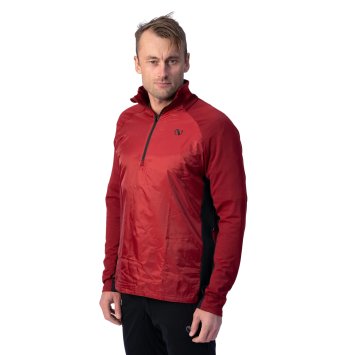 Кофта на молнии NORTHUG Marcialonga wind 1/2 zip Men, Красный