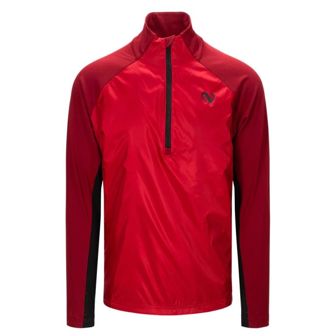 Кофта на молнии NORTHUG Marcialonga wind 1/2 zip Men, Красный