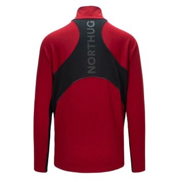 Кофта на молнии NORTHUG Marcialonga wind 1/2 zip Men, Красный