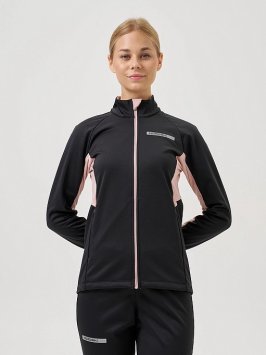 Тренировочная куртка Nordski Core Black/Soft Pink W NSW662431