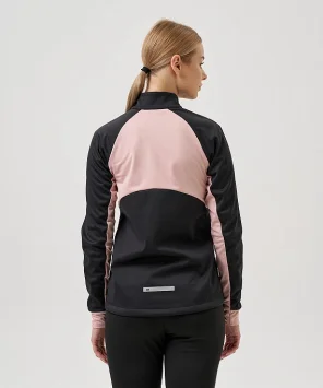 Тренировочная куртка Nordski Core Black/Soft Pink W NSW662431