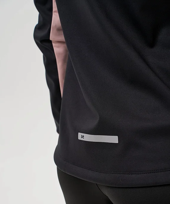 Тренировочная куртка Nordski Core Black/Soft Pink W NSW662431