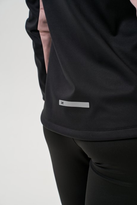 Тренировочная куртка Nordski Core Black/Soft Pink W NSW662431
