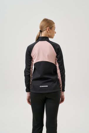 Тренировочная куртка Nordski Core Black/Soft Pink W NSW662431