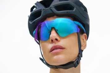 Очки солнцезащитные KOO NEBULA (бирюзовые матовые / бирюзовые зеркальные)