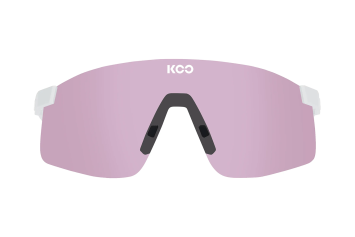Очки солнцезащитные KOO NOVA (белые матовые/фотохромные розовые)