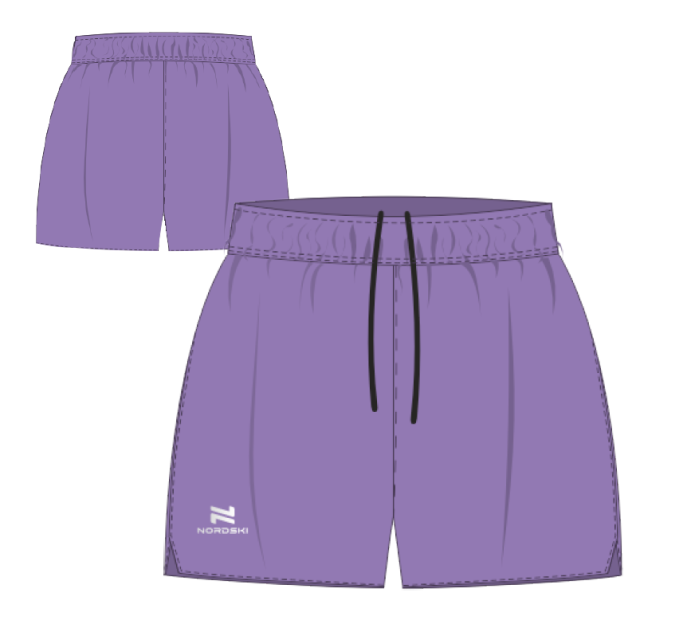 Шорты Nordski Jr. girl Run 2.0 Purple NSJ1133520