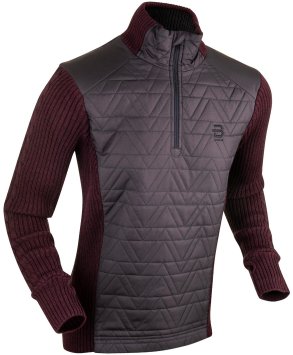 Свитер Bjorn Daehlie 2020-21 Half Zip Comfy for men Fig Melange 332024_93510