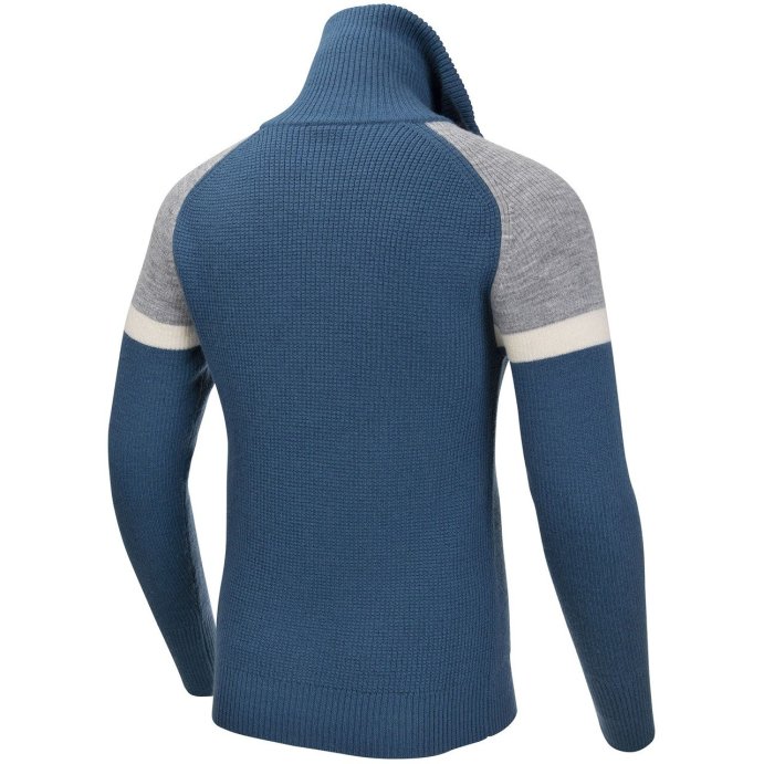 Свитер ULVANG Alta муж. 77531/79102 темно-бирюз./серый в Твери