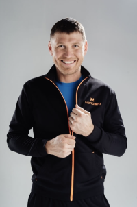 Толстовка NORDSKI Zip Black/Orange NSM589103