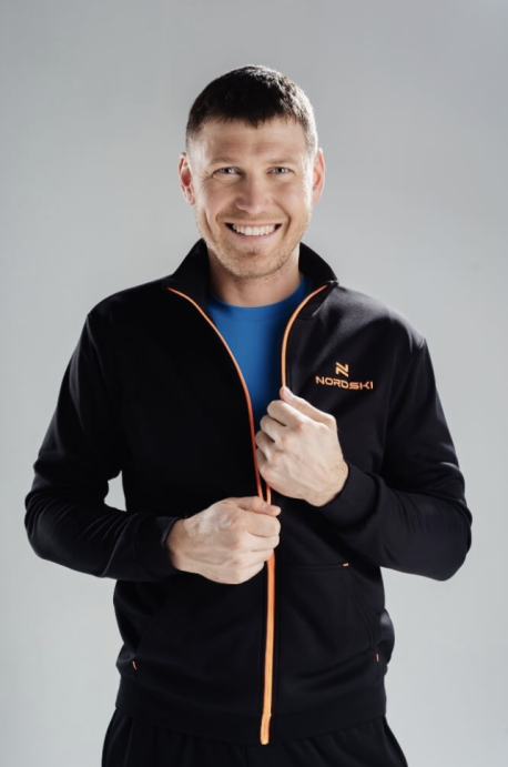 Толстовка NORDSKI Zip Black/Orange NSM589103 в Твери