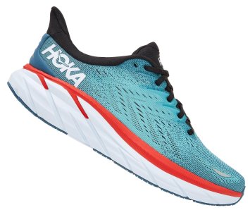 Кроссовки Hoka M CLIFTON 8 Real Teal/ Aquarelle