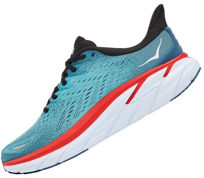 Кроссовки Hoka M CLIFTON 8 Real Teal/ Aquarelle в Твери