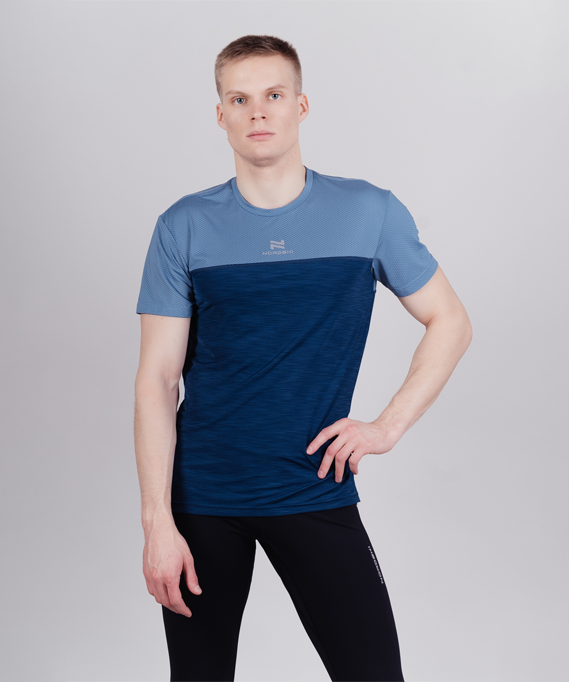 Футболка Nordski Pro Energy Arctic/Blue NSM430864 в Твери