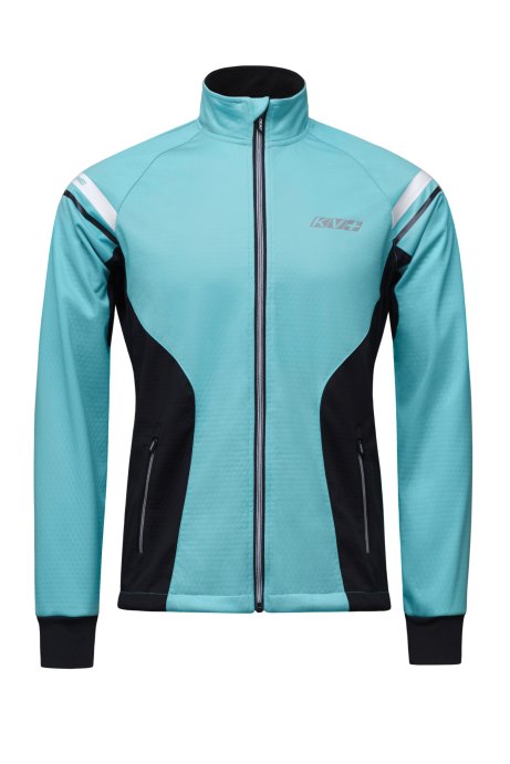 Куртка KV+ CROSS jacket unisex black\turquoise 24V110.21