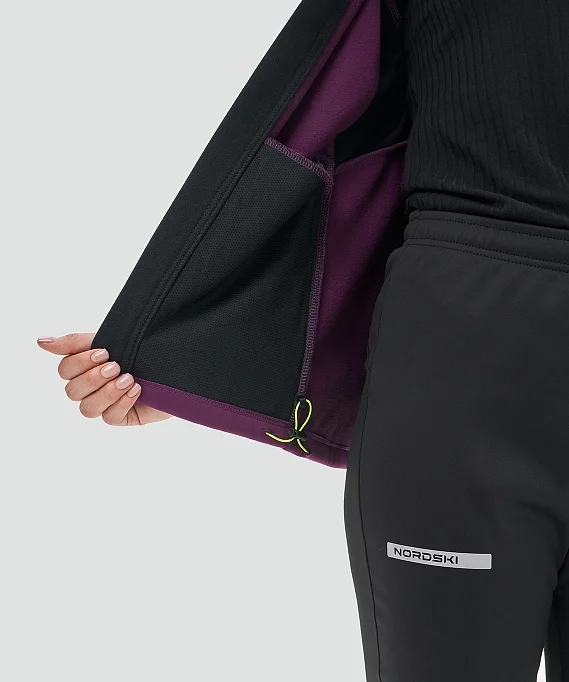 Тренировочная куртка Nordski Core Purple/Black W NSW662526