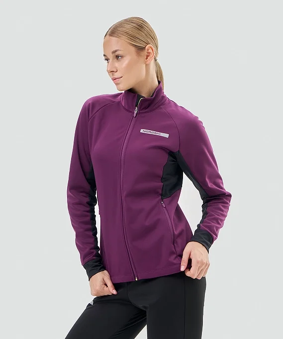 Тренировочная куртка Nordski Core Purple/Black W NSW662526