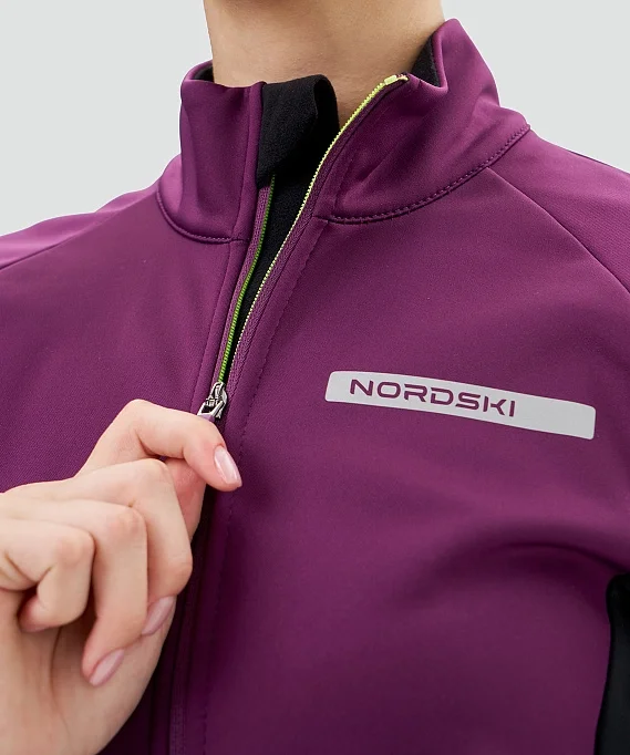 Тренировочная куртка Nordski Core Purple/Black W NSW662526