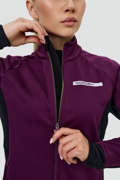 Тренировочная куртка Nordski Core Purple/Black W NSW662526